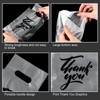 PerKoop 500 Pcs Drink Carrier for Delivery Clear Cup Carrier