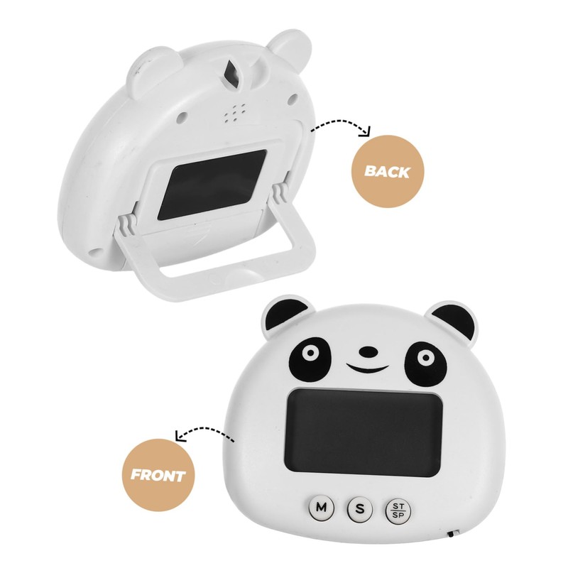 BIUDECO Portable Digital Study Timer 99-Minute Kitchen Cooking Alarm Adorable