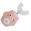 Cute Cartoon Bear Pattern U Shaped Automatic Toothbrush Electric Children