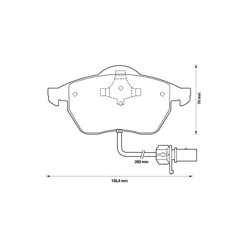 Jurid 571982J Brake Pad Set, disc brake pad set (4