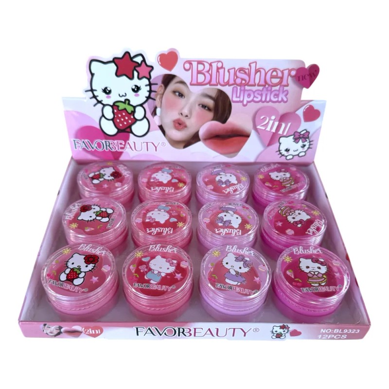 Blush Favorbeauty Rubor De Corazon Kitty 4 Pack Multitono
