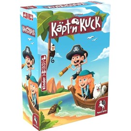 Pegasus Spiele Käpt´n Kuck Recommended Children's Game of the Year 2025, Brown, Green, Blue