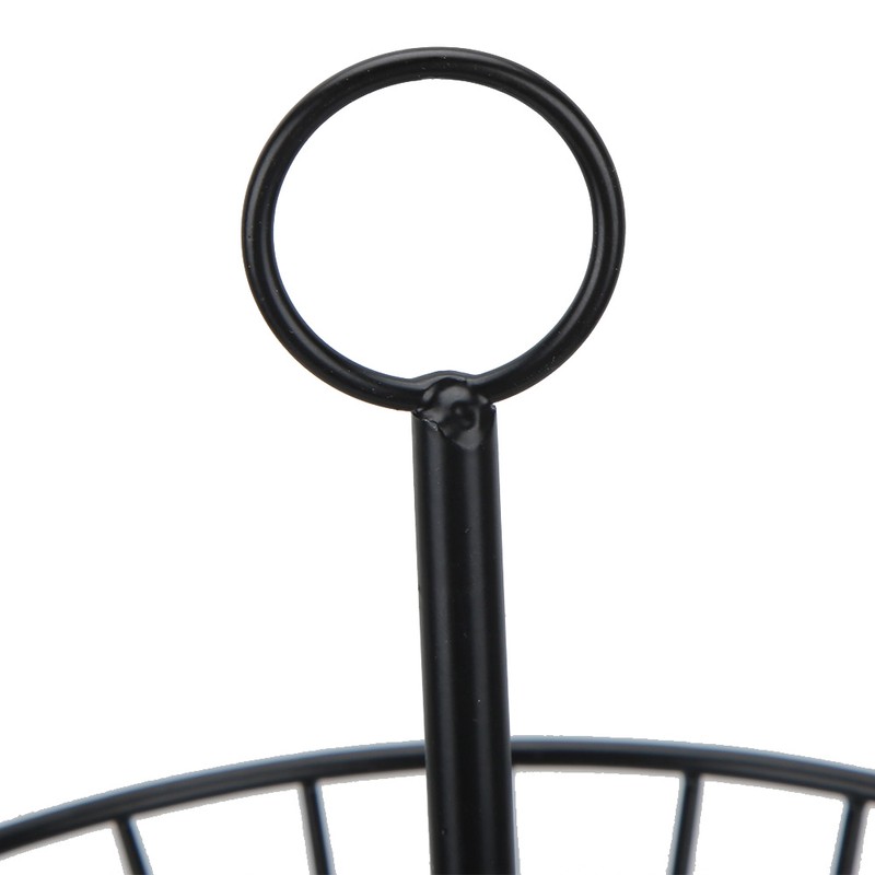 Household Living Room Modern 3-Tier Fruit Dish Plate Storage Basket