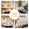 LYCC Elevated Cat Food Bowl, Metal Standing Cat Food Bowl,