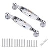 IGNPION 2pcs Crystal Drawer Handles Drawer Wardrobe Kitchen Door Knob