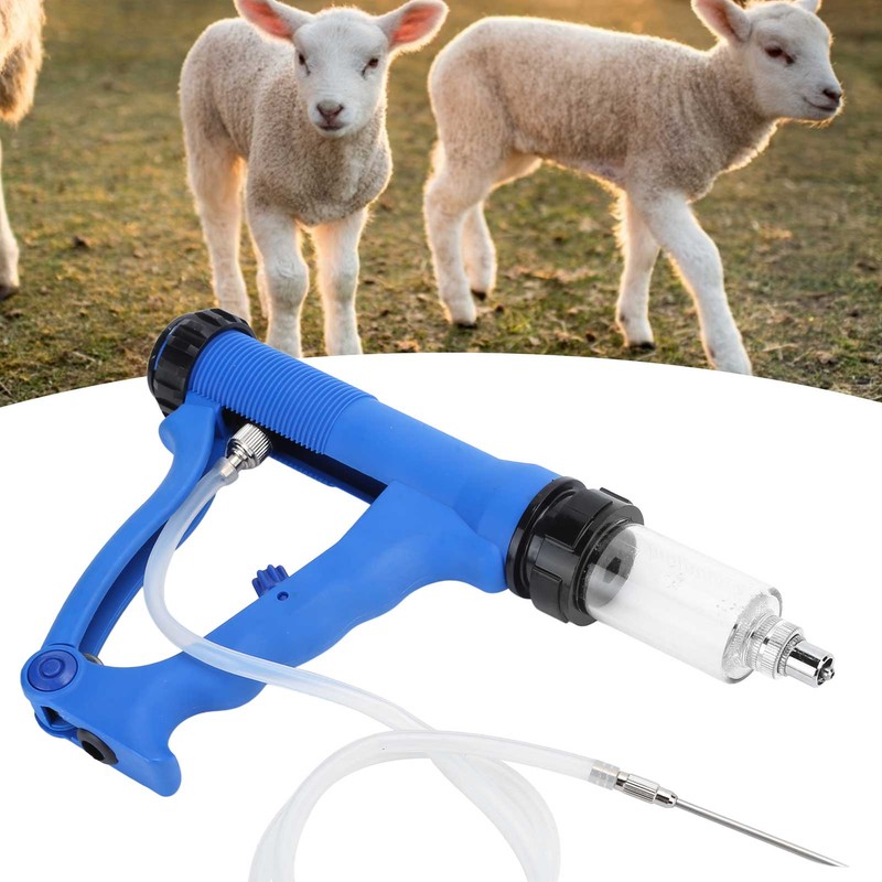 Cattle Sheep and Pigs Veterinary Potting Gun Feeding Container Automatic