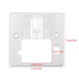 Needle Throat Plate for Singer 4423 4432 5511 Stainless Steel Sewing Machine Accessories Q60D