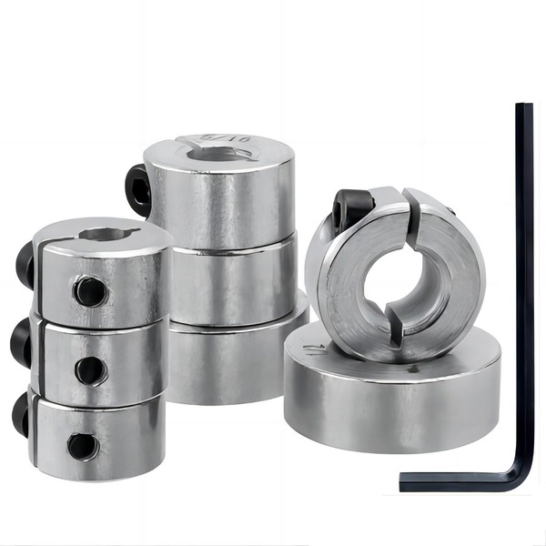 Depth Stop Drill Bit, Treki 8pcs Ring Stop Collars Imperial