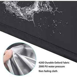 Outdoor Patio Heater Cover Waterproof Heater Covers for Standing Heater,Dust-proof UV-Resistant Windproof Heavy Duty Heater Cover for Outside Patio Heaters, 1 Pack