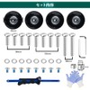 Suitcase Tire Replacement Kit, Set of 4, Wheel Repair, Silent,