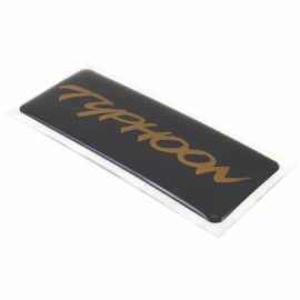 SyTy Apparel 1993 GMC Typhoon Glove Box Door Emblem / Black & Gold - New