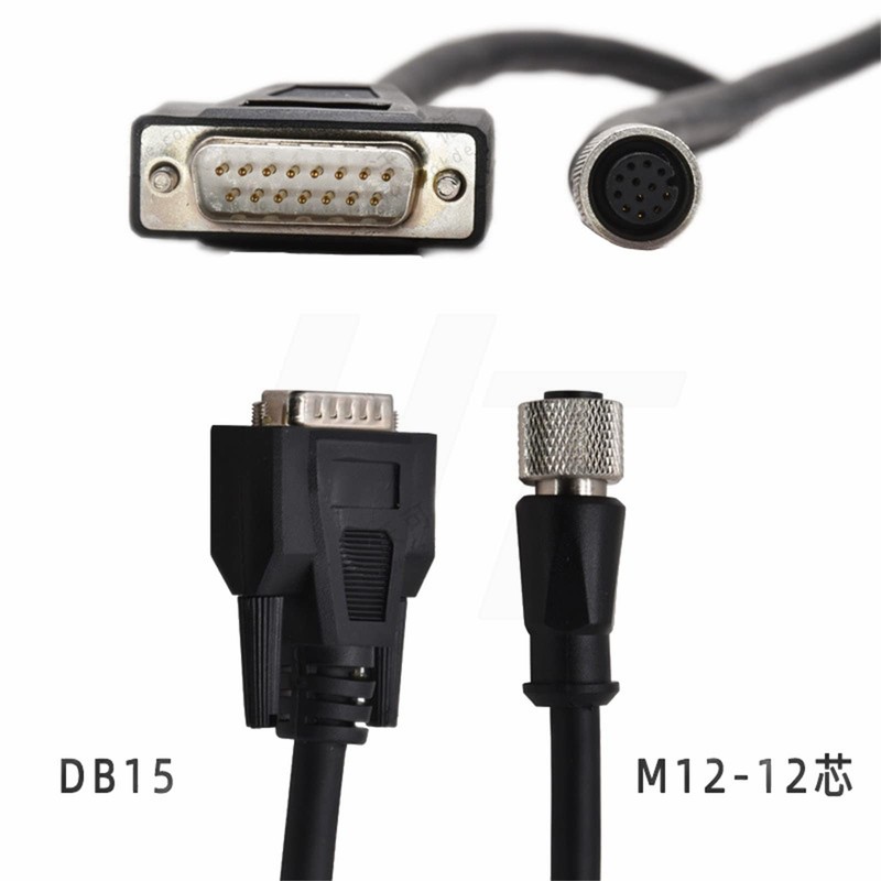 HangTon Cognex Data Cable M12 A-Code 12 Pin Female to