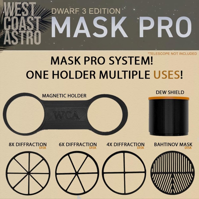 Dwarf 3 - MASK PRO System Starter Kit (Bahtinov Mask,