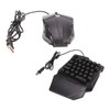 One Handed Keyboard Mouse Set Wired 35 Keys RGB Backlight