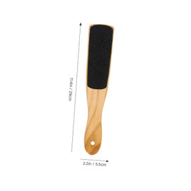Healvian Bamboo Foot File Scrubber Exfoliating Cuticle Remover Callus File Pedicure Foot Care