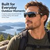 UV400 Sports Sunglasses for Men & Women – Lightweight Wrap-Around