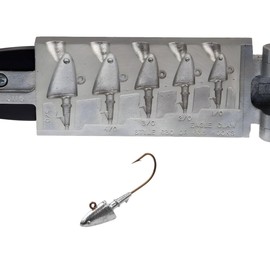 Do It Mold Shad Head Jig Sz: 1/4, 3/8, 1/2, 3/4, 1 oz Hook: 630 or 635 Collar: Ring & Barb