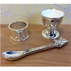 Silver Plated Egg Cup, Spoon and Napkin Ring
