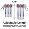 Casemaster by GLD Products Nomad Adjustable Dart Case Clear
