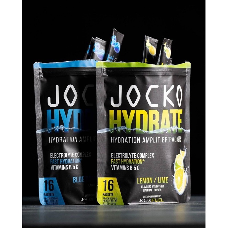 Jocko Fuel Hydrate Electrolytes Powder Packets Low Sugar - Hydration