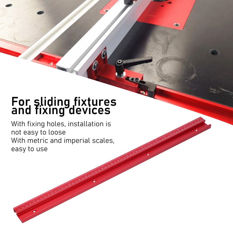 45 Type Woodworking Chute Aluminum Alloy Guide Rail Push Handle