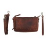 Leatherganic Crossbody Sling Bag for Men & Women Genuine Leather