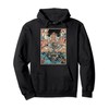 Kidomaru Japanese Monster Movie Retro Ukiyoe Mothra Graphic Pullover Hoodie