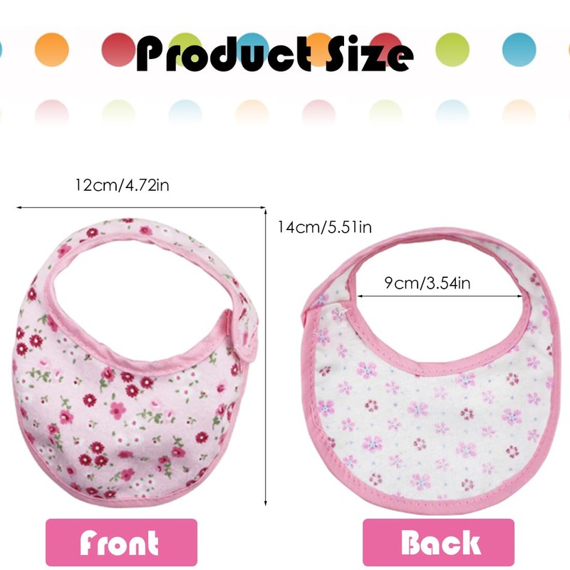 GXGM Pack of 2 Doll Bibs, Doll Accessories, Doll Carrier,