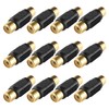 KUOQIY 12 PCS RCA Female to Female Coupler, RCA Phono