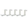 Bivethoi 5 Pcs Over The Door Hooks,Z-Shaped Reversible Sturdy Hanging