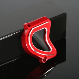 Monkey 125 Acrylic Front Sprocket Cover Compatible with Monkey 125/Dax 125/ST125/Trail 125/CT125/Super CUB C125 2018-2024 GROM 125 2022-2024 3D Carving CNC Motorcycle Sprocket Protective Shell (Red)