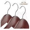 Universo en Linea Set 6 Gancho De Madera Hombro Ancho