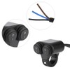 Qiilu 22mm Universal Motorcycle Handlebar Switch Brake Light Fog Lights