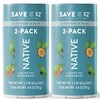 Native Cashmere & Rain Twin Deodorant Bundle Pack 2 x