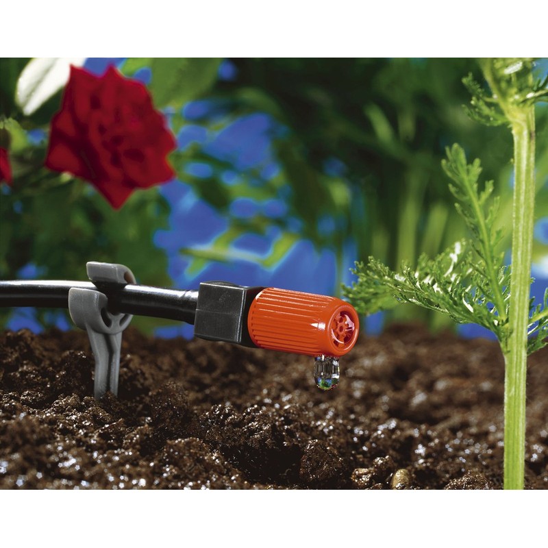 Gardena Adjustable Endline Drip Head - Orange