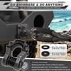 AUTMATCH D Ring Shackles 3/4" Mega Shackle (2 Pack) 68,000Ibs