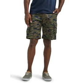 Lee Men's Extreme Motion Carolina Cargo Short, Traditional Camo, 38