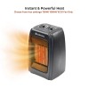 Comfort Zone 1500W Personal Ceramic Space Heater with Adjustable Thermostat