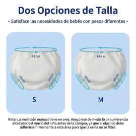 12 Calzones Entrenadores Bebé Lavables Reutilizables