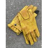 GearX Soft Aniline Leather Fashion Motorcycle Gloves Distressed, Garage Bobber
