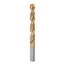 HARFINGTON Twist Drill Bit 12.9mm Titanium Coated (HSS-E) M42 High Speed Steel 8% Cobalt Straight Shank for Stainless Steel Aluminum Alloy Metal