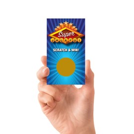 PROMO PRINTING GROUP, INC. Super Jackpot Scratch Off Cards - (30 Pack) - Scratch & Win Cards for All Ages