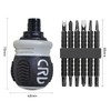 Nicear 26-in-1 Short-Handle Ratchet Screwdriver Set Compact Magnetic Chrome-Vanadium Steel