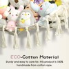 QYINXIU Stuffed Animal Toy Hammock Hanging Large Macrame Toy Hammock