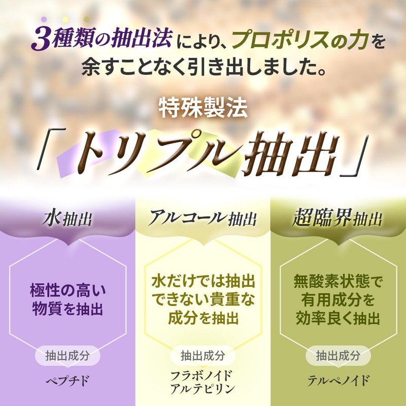 【GMP認定工場製造】プロポリス グリーンプロポリス カプセル ブラジル産 プロポリファイブ 約2か月分 200mg 個包装