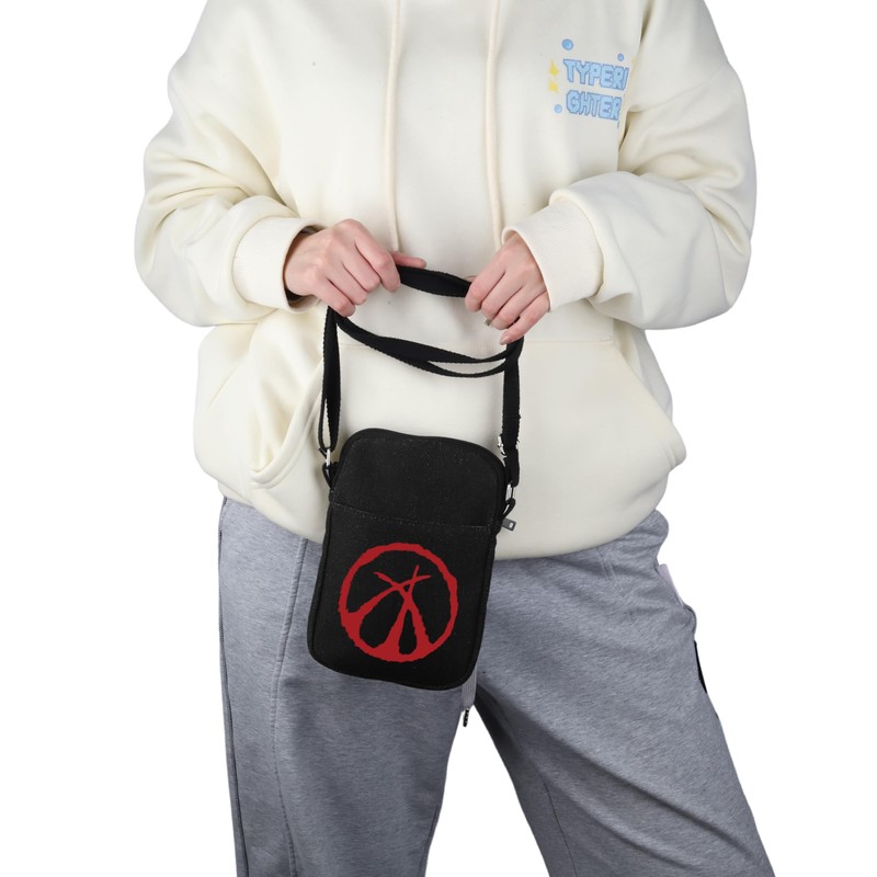 Pyoul TV-Serie inspiriertes Geschenk, TV-Show-Symbol, Crossbody-Tasche, Fiction, Horror, Fernseh-Fans, Reisetasche,