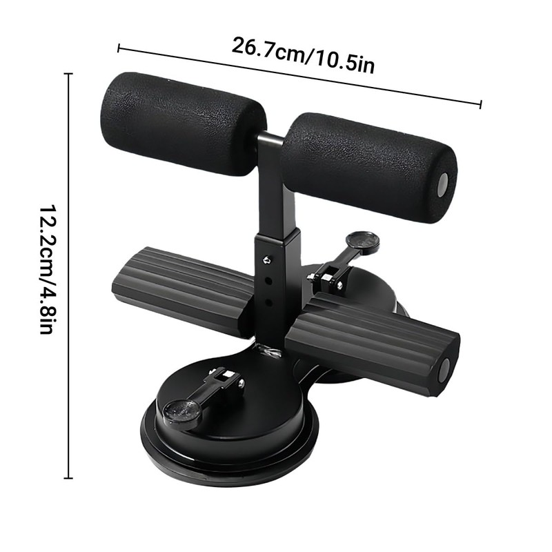 AIMALL Sit-Up Assistant with Double Suction Cups 10.5in Ab Trainer