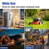 LOEMU 25FT 12 Gauge Outdoor Extension Cord with Multiple Outlets