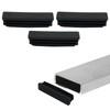 Kemcatui 20Pcs Rectangle End Caps, 2x2/5 Inch Rectangular Tubing Plugs