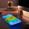 YUNZII X75 82 Key Hot Swappable Mechanical Keyboard with Transparent